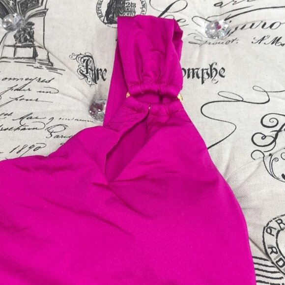 NWOT TRINA TURK Getaway Solid One Piece Swimsuit - Picture 3 of 6